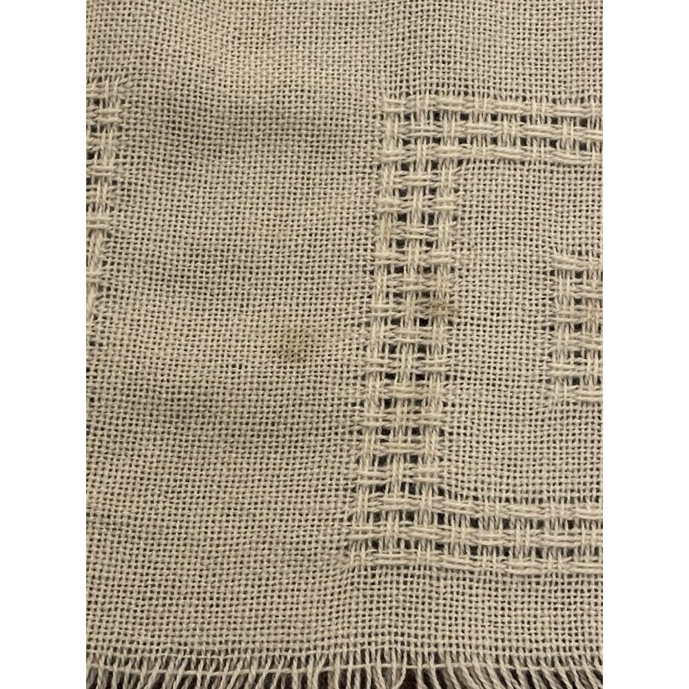 VINTAGE EATON FOREST HILL "THE EXTRA BLANKET" PURE VIRGIN WOOL 52”x56” CANADA - Picture 5 of 5